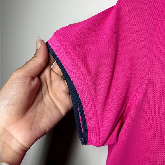 Peter Millar Top Women S Pink Golf Shirt Collared Sport Outdoor Active Preppy - Picture 4 of 6